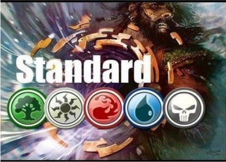 Standard format emblem showcasing five Mana symbols: