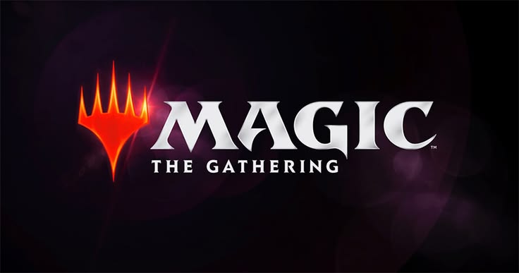 Magic: The Gathering logo featuring stylized text and a red symbol.